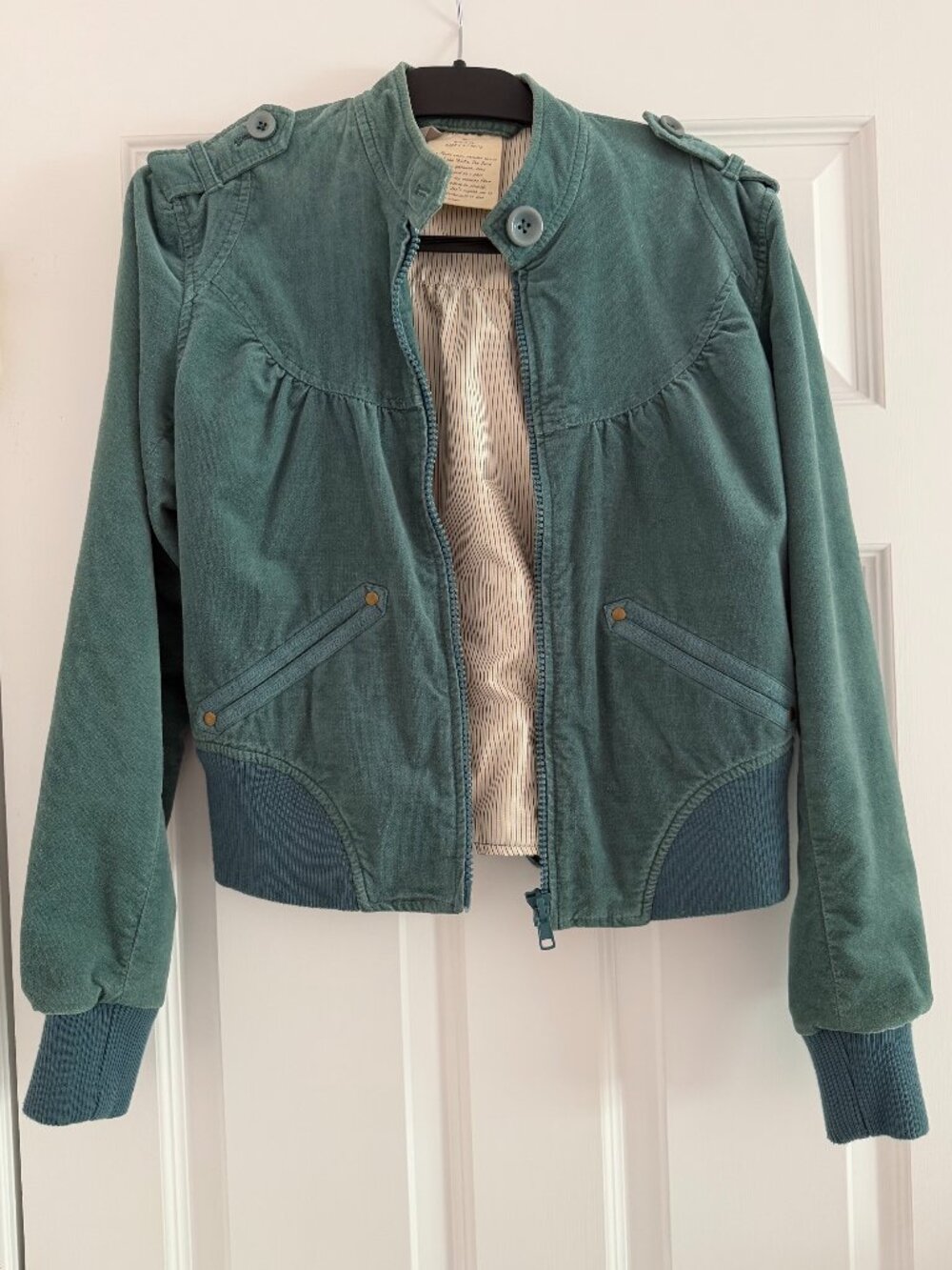 Vintage Anthropologie Plus Fours Bomber Jacket